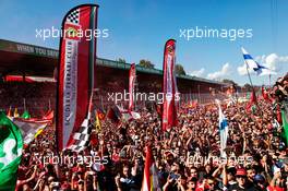 Fans at the podium. 03.09.2017. Formula 1 World Championship, Rd 13, Italian Grand Prix, Monza, Italy, Race Day.