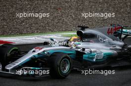 Lewis Hamilton (GBR) Mercedes AMG F1 W08. 02.09.2017. Formula 1 World Championship, Rd 13, Italian Grand Prix, Monza, Italy, Qualifying Day.