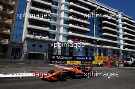 Stoffel Vandoorne (BEL) McLaren MCL32. 28.05.2017. Formula 1 World Championship, Rd 6, Monaco Grand Prix, Monte Carlo, Monaco, Race Day.
