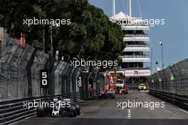 Romain Grosjean (FRA) Haas F1 Team VF-17. 28.05.2017. Formula 1 World Championship, Rd 6, Monaco Grand Prix, Monte Carlo, Monaco, Race Day.