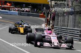 Esteban Ocon (FRA) Sahara Force India F1 VJM10. 28.05.2017. Formula 1 World Championship, Rd 6, Monaco Grand Prix, Monte Carlo, Monaco, Race Day.