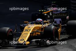 Jolyon Palmer (GBR) Renault Sport F1 Team   28.05.2017. Formula 1 World Championship, Rd 6, Monaco Grand Prix, Monte Carlo, Monaco, Race Day.