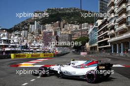 Lance Stroll (CDN) Williams FW40. 27.05.2017. Formula 1 World Championship, Rd 6, Monaco Grand Prix, Monte Carlo, Monaco, Qualifying Day.
