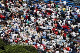 Fans in the grandstand. 27.05.2017. Formula 1 World Championship, Rd 6, Monaco Grand Prix, Monte Carlo, Monaco, Qualifying Day.