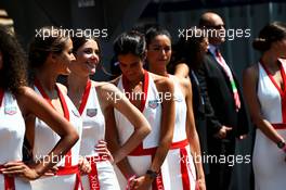 Grid girls. 27.05.2017. Formula 1 World Championship, Rd 6, Monaco Grand Prix, Monte Carlo, Monaco, Qualifying Day.