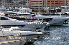 Boats in the scenic Monaco Harbour. 27.05.2017. Formula 1 World Championship, Rd 6, Monaco Grand Prix, Monte Carlo, Monaco, Qualifying Day.