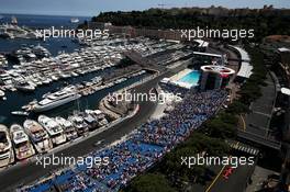 Kimi Raikkonen (FIN) Ferrari SF70H and Valtteri Bottas (FIN) Mercedes AMG F1 W08. 27.05.2017. Formula 1 World Championship, Rd 6, Monaco Grand Prix, Monte Carlo, Monaco, Qualifying Day.