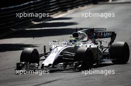 Felipe Massa (BRA) Williams FW40. 27.05.2017. Formula 1 World Championship, Rd 6, Monaco Grand Prix, Monte Carlo, Monaco, Qualifying Day.