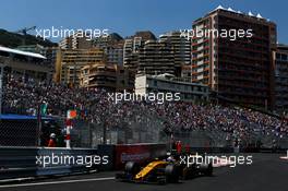 Jolyon Palmer (GBR) Renault Sport F1 Team RS17. 27.05.2017. Formula 1 World Championship, Rd 6, Monaco Grand Prix, Monte Carlo, Monaco, Qualifying Day.