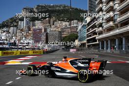 Jenson Button (GBR) McLaren MCL32. 27.05.2017. Formula 1 World Championship, Rd 6, Monaco Grand Prix, Monte Carlo, Monaco, Qualifying Day.