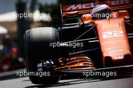 Jenson Button (GBR) McLaren MCL32. 27.05.2017. Formula 1 World Championship, Rd 6, Monaco Grand Prix, Monte Carlo, Monaco, Qualifying Day.
