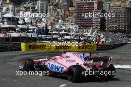 Esteban Ocon (FRA) Sahara Force India F1 VJM10. 27.05.2017. Formula 1 World Championship, Rd 6, Monaco Grand Prix, Monte Carlo, Monaco, Qualifying Day.