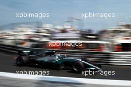 Valtteri Bottas (FIN) Mercedes AMG F1 W08. 25.05.2017. Formula 1 World Championship, Rd 6, Monaco Grand Prix, Monte Carlo, Monaco, Practice Day.