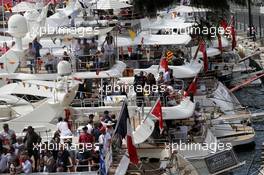 Boats in the scenic Monaco Harbour - Senate Grand Prix. 25.05.2017. Formula 1 World Championship, Rd 6, Monaco Grand Prix, Monte Carlo, Monaco, Practice Day.