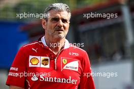 Maurizio Arrivabene (ITA) Ferrari Team Principal. 25.05.2017. Formula 1 World Championship, Rd 6, Monaco Grand Prix, Monte Carlo, Monaco, Practice Day.