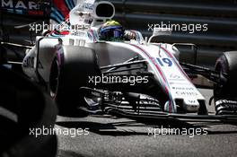 Felipe Massa (BRA) Williams FW40. 25.05.2017. Formula 1 World Championship, Rd 6, Monaco Grand Prix, Monte Carlo, Monaco, Practice Day.