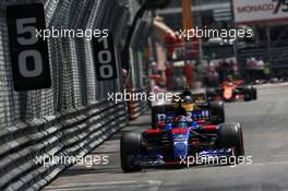 Daniil Kvyat (RUS) Scuderia Toro Rosso STR12. 25.05.2017. Formula 1 World Championship, Rd 6, Monaco Grand Prix, Monte Carlo, Monaco, Practice Day.