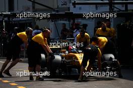 Nico Hulkenberg (GER) Renault Sport F1 Team RS17. 25.05.2017. Formula 1 World Championship, Rd 6, Monaco Grand Prix, Monte Carlo, Monaco, Practice Day.