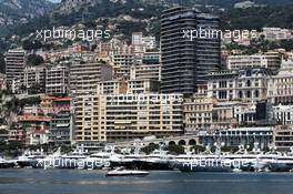 Boats in the scenic Monaco Harbour. 24.05.2017. Formula 1 World Championship, Rd 6, Monaco Grand Prix, Monte Carlo, Monaco, Preparation Day.