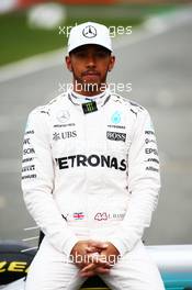 Lewis Hamilton (GBR) Mercedes AMG F1. 23.02.2017. Mercedes AMG F1 W08 Launch, Silverstone, England.