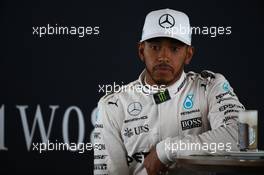 Lewis Hamilton (GBR) Mercedes Petronas AMG F1 W08.  23.02.2017. Mercedes AMG F1 W08 Launch, Silverstone, England.