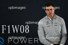 Toto Wolff (GER) Mercedes AMG F1 Shareholder and Executive Director. 23.02.2017. Mercedes AMG F1 W08 Launch, Silverstone, England.