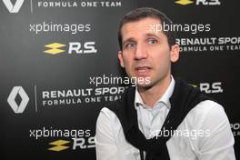 Remi Taffin (FRA) Renault Sport F1 Engine Technical Director. 21.02.2017. Renault Sport Formula One Team RS17 Launch, Royal Horticultural Society Headquarters, London, England.