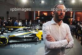 Cyril Abiteboul (FRA) Renault Sport F1 Managing Director. 21.02.2017. Renault Sport Formula One Team RS17 Launch, Royal Horticultural Society Headquarters, London, England.