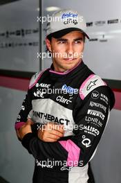 Sergio Perez (MEX) Sahara Force India F1. 28.04.2017. Formula 1 World Championship, Rd 4, Russian Grand Prix, Sochi Autodrom, Sochi, Russia, Practice Day.