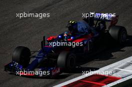 Carlos Sainz Jr (ESP) Scuderia Toro Rosso STR12. 28.04.2017. Formula 1 World Championship, Rd 4, Russian Grand Prix, Sochi Autodrom, Sochi, Russia, Practice Day.