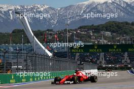Sebastian Vettel (GER) Ferrari SF70H. 28.04.2017. Formula 1 World Championship, Rd 4, Russian Grand Prix, Sochi Autodrom, Sochi, Russia, Practice Day.