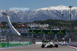 Valtteri Bottas (FIN) Mercedes AMG F1 W08. 28.04.2017. Formula 1 World Championship, Rd 4, Russian Grand Prix, Sochi Autodrom, Sochi, Russia, Practice Day.