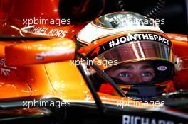 Stoffel Vandoorne (BEL) McLaren MCL32. 28.04.2017. Formula 1 World Championship, Rd 4, Russian Grand Prix, Sochi Autodrom, Sochi, Russia, Practice Day.
