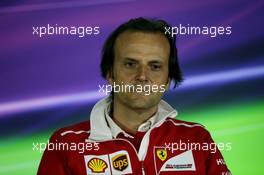 Luigi Fraboni (ITA) Ferrari Head of Engine Trackside Operations in the FIA Press Conference. 28.04.2017. Formula 1 World Championship, Rd 4, Russian Grand Prix, Sochi Autodrom, Sochi, Russia, Practice Day.