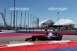 Daniil Kvyat (RUS) Scuderia Toro Rosso STR12. 28.04.2017. Formula 1 World Championship, Rd 4, Russian Grand Prix, Sochi Autodrom, Sochi, Russia, Practice Day.