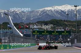 Kevin Magnussen (DEN) Haas VF-17. 28.04.2017. Formula 1 World Championship, Rd 4, Russian Grand Prix, Sochi Autodrom, Sochi, Russia, Practice Day.