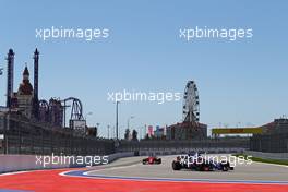 Carlos Sainz Jr (ESP) Scuderia Toro Rosso  28.04.2017. Formula 1 World Championship, Rd 4, Russian Grand Prix, Sochi Autodrom, Sochi, Russia, Practice Day.