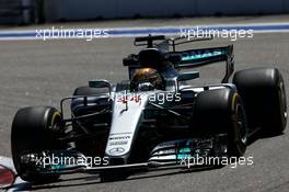 Lewis Hamilton (GBR) Mercedes AMG F1 W08. 28.04.2017. Formula 1 World Championship, Rd 4, Russian Grand Prix, Sochi Autodrom, Sochi, Russia, Practice Day.