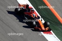 Fernando Alonso (ESP) McLaren F1  28.04.2017. Formula 1 World Championship, Rd 4, Russian Grand Prix, Sochi Autodrom, Sochi, Russia, Practice Day.