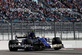 Pascal Wehrlein (GER) Sauber C36. 29.04.2017. Formula 1 World Championship, Rd 4, Russian Grand Prix, Sochi Autodrom, Sochi, Russia, Qualifying Day.