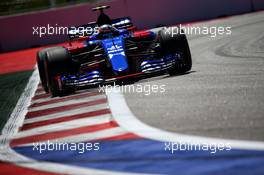 Carlos Sainz Jr (ESP) Scuderia Toro Rosso STR12. 29.04.2017. Formula 1 World Championship, Rd 4, Russian Grand Prix, Sochi Autodrom, Sochi, Russia, Qualifying Day.