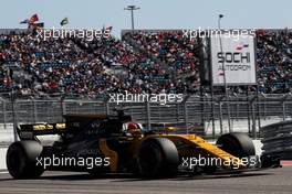 Nico Hulkenberg (GER) Renault Sport F1 Team RS17. 29.04.2017. Formula 1 World Championship, Rd 4, Russian Grand Prix, Sochi Autodrom, Sochi, Russia, Qualifying Day.