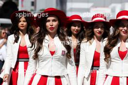 Grid girls. 29.04.2017. Formula 1 World Championship, Rd 4, Russian Grand Prix, Sochi Autodrom, Sochi, Russia, Qualifying Day.