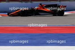 Fernando Alonso (ESP) McLaren MCL32. 29.04.2017. Formula 1 World Championship, Rd 4, Russian Grand Prix, Sochi Autodrom, Sochi, Russia, Qualifying Day.