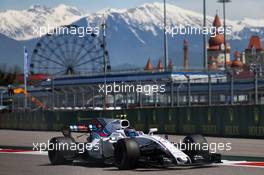 Lance Stroll (CDN) Williams FW40. 29.04.2017. Formula 1 World Championship, Rd 4, Russian Grand Prix, Sochi Autodrom, Sochi, Russia, Qualifying Day.