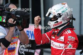 Sebastian Vettel (GER) Scuderia Ferrari  29.04.2017. Formula 1 World Championship, Rd 4, Russian Grand Prix, Sochi Autodrom, Sochi, Russia, Qualifying Day.