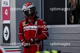 Kimi Raikkonen (FIN) Ferrari in parc ferme. 29.04.2017. Formula 1 World Championship, Rd 4, Russian Grand Prix, Sochi Autodrom, Sochi, Russia, Qualifying Day.