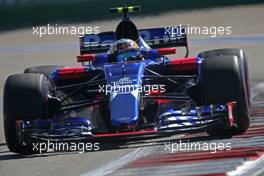 Carlos Sainz Jr (ESP) Scuderia Toro Rosso  29.04.2017. Formula 1 World Championship, Rd 4, Russian Grand Prix, Sochi Autodrom, Sochi, Russia, Qualifying Day.