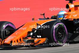 Fernando Alonso (ESP) McLaren F1  29.04.2017. Formula 1 World Championship, Rd 4, Russian Grand Prix, Sochi Autodrom, Sochi, Russia, Qualifying Day.