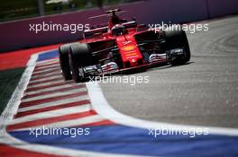 Kimi Raikkonen (FIN) Ferrari SF70H. 29.04.2017. Formula 1 World Championship, Rd 4, Russian Grand Prix, Sochi Autodrom, Sochi, Russia, Qualifying Day.